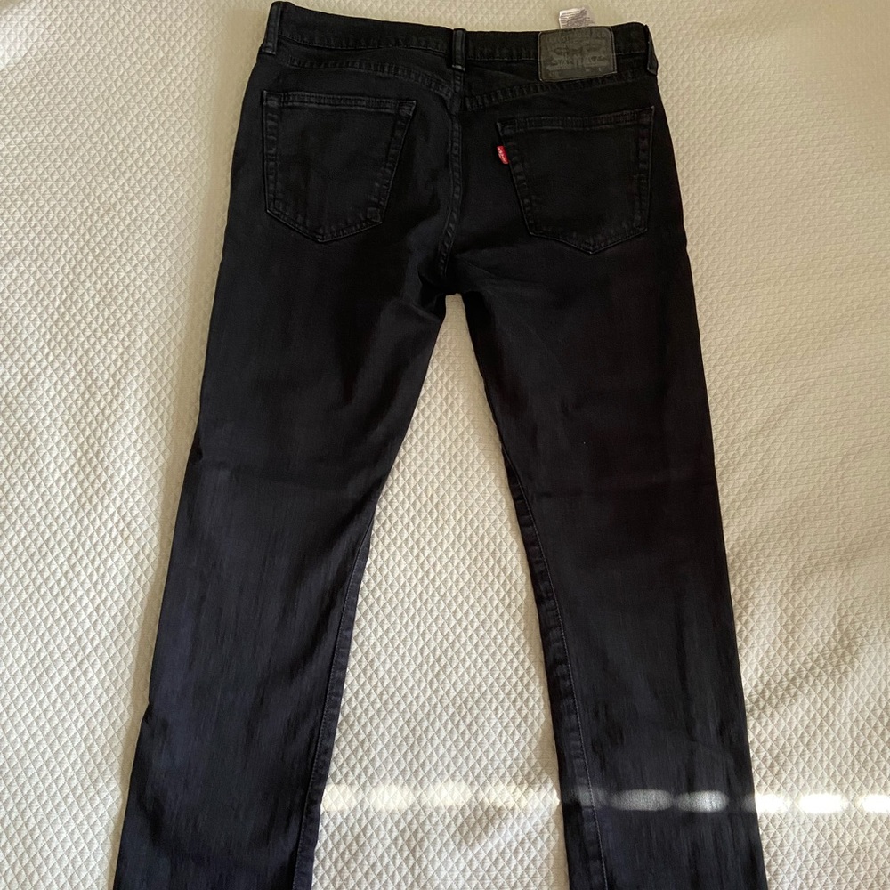 Levi’s black straight leg